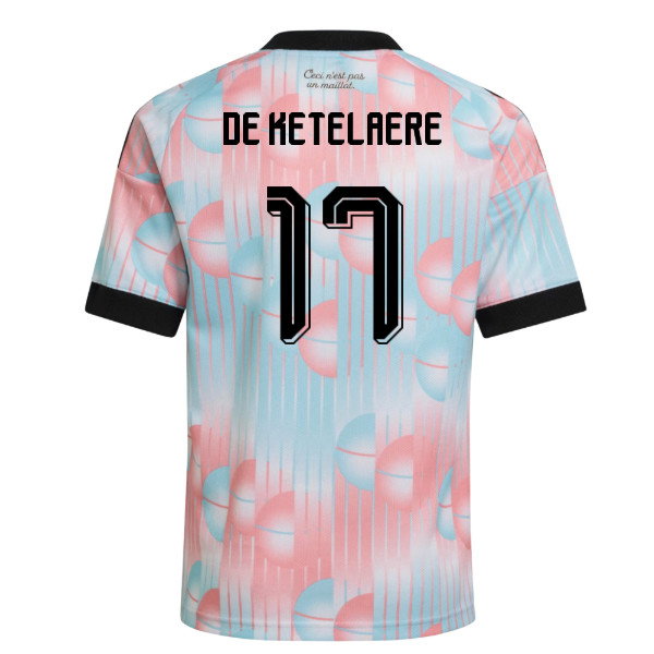 2026-2027 Belgium Away Shirt (Kids) (De Ketelaere 17)-SoccerKits Hub | Buy Soccer Jerseys Online